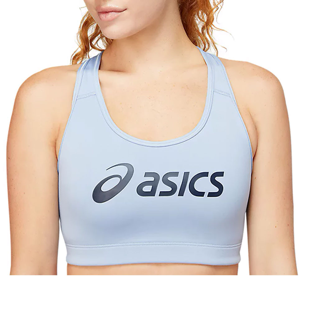 Bra sportive Asics LOGO BRA / Femei / L / Albastru deschis photo 1 Bra sportive Asics LOGO BRA / Femei / L / Albastru deschis photo 1